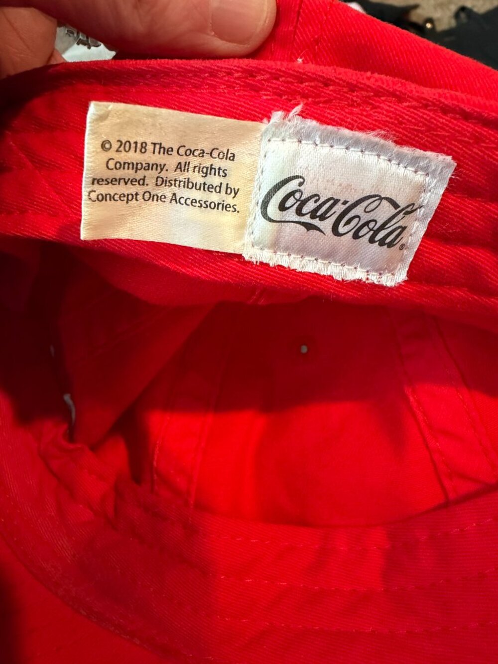 Vintage Coca-Cola Red Hat Retro Coke Embroidered Dad Cap OS - Picture 5 of 7